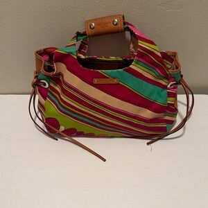 Kate Spade Vibrant Multicolored Geometric Tote